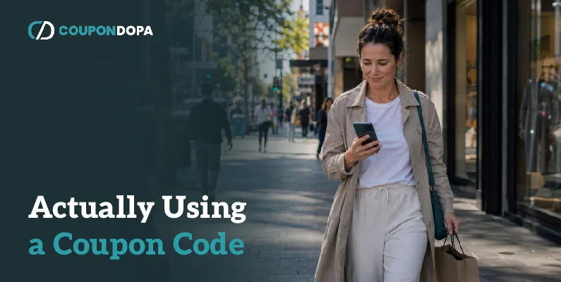 actually-using-a-coupon-code - coupondopa
