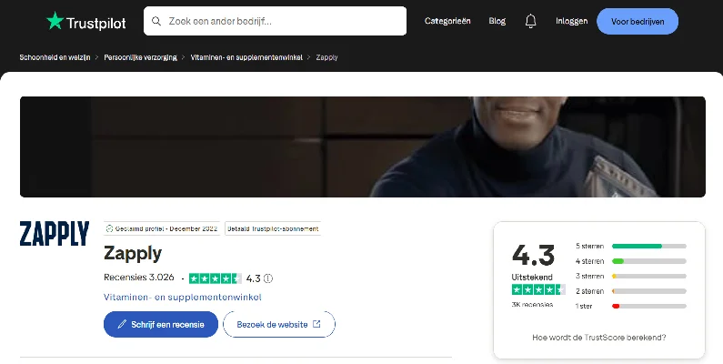 Zapply recensies op Trustpilot