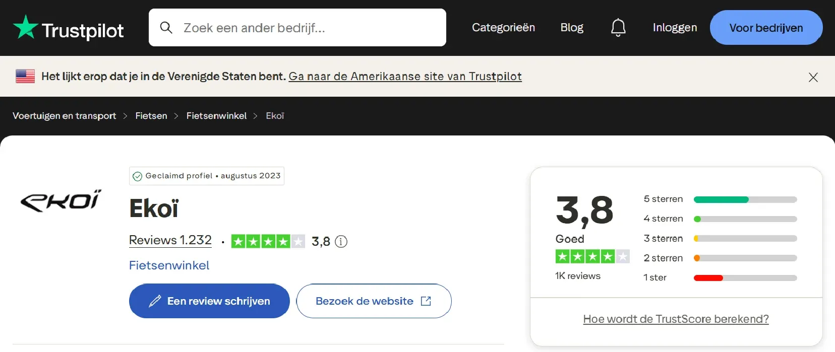 Ekoi Beoordelingen Op Trustpilot