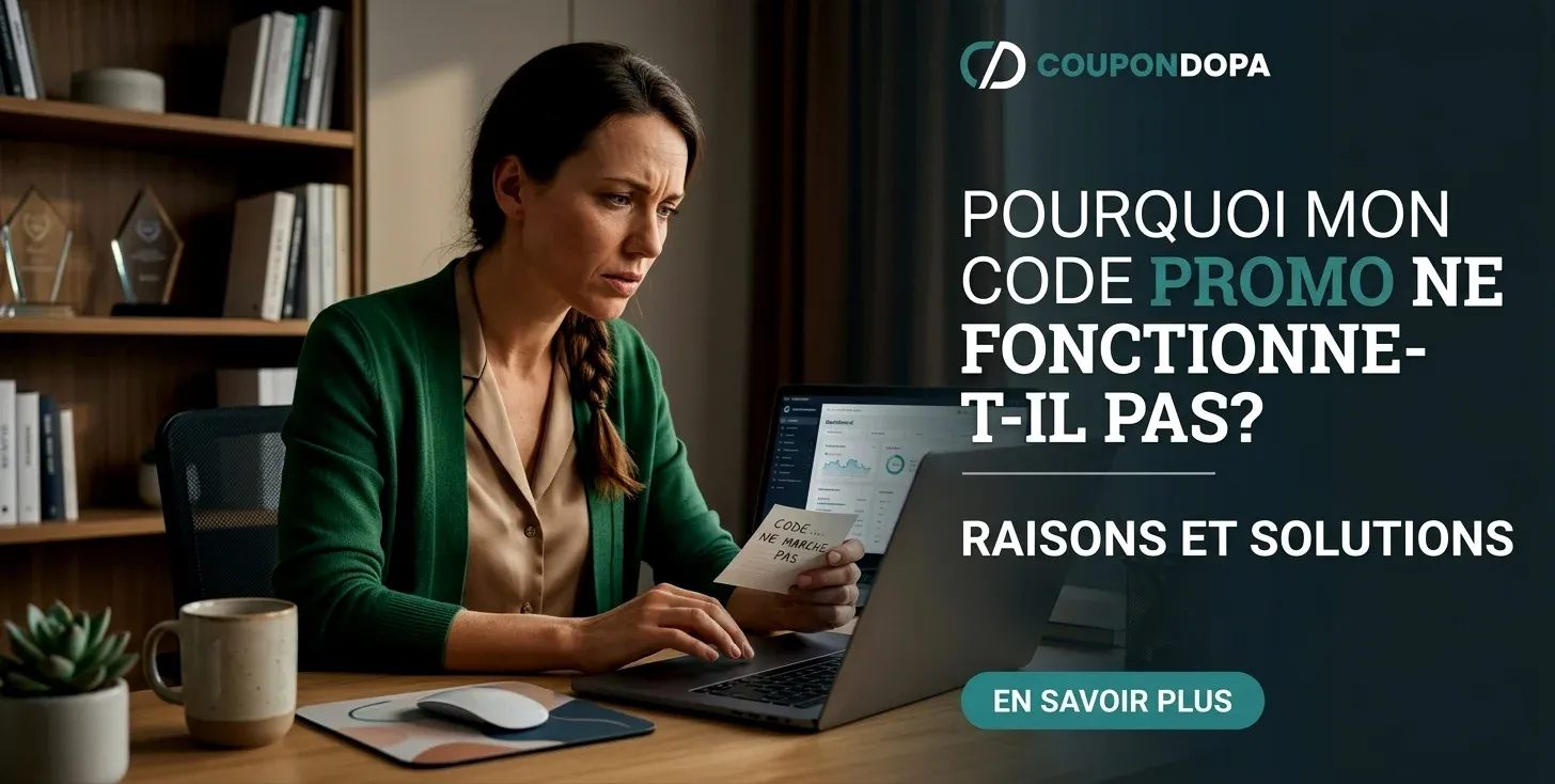 Pourquoi mon code promo ne fonctionne-t-il pas ? Raisons et solutions