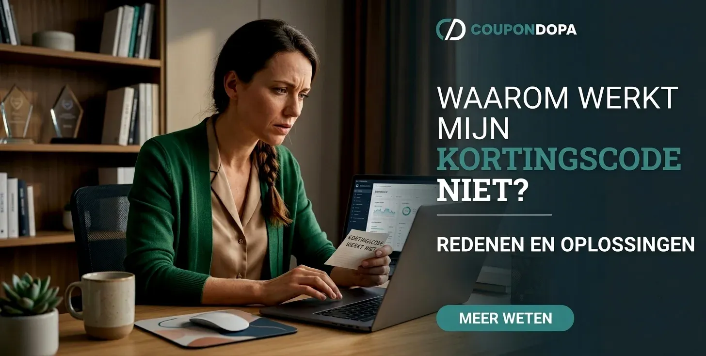 Waarom werkt mijn kortingscode niet? Redenen en oplossingen