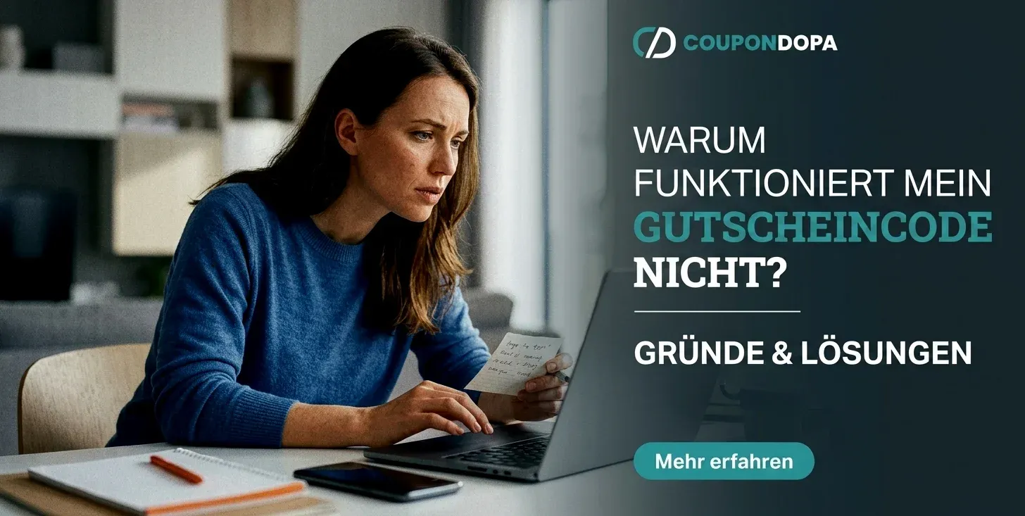 Warum funktioniert mein Gutscheincode nicht? Gründe und Lösungen